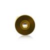 Aluminum Gold Anodized Finish Projecting Gripper, Holds Up To 3/4'' Material