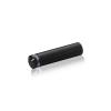 1/2'' Diameter X 1-3/4'' Barrel Length, Aluminum Rounded Head Standoffs, Black Anodized Finish Easy Fasten Standoff (For Inside / Outside use) [Required Material Hole Size: 3/8'']