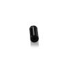 1/2'' Diameter X 1'' Barrel Length, Aluminum Rounded Head Standoffs, Black Anodized Finish Easy Fasten Standoff (For Inside / Outside use) [Required Material Hole Size: 3/8'']