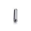 1/2'' Diameter X 2-1/2'' Barrel Length, Aluminum Rounded Head Standoffs, Shiny Anodized Finish Easy Fasten Standoff (For Inside / Outside use) [Required Material Hole Size: 3/8'']