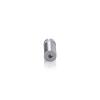 1/2'' Diameter X 3/4'' Barrel Length, Aluminum Rounded Head Standoffs, Clear Anodized Finish Easy Fasten Standoff (For Inside / Outside use) [Required Material Hole Size: 3/8'']