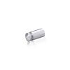 1/2'' Diameter X 3/4'' Barrel Length, Aluminum Rounded Head Standoffs, Shiny Anodized Finish Easy Fasten Standoff (For Inside / Outside use) [Required Material Hole Size: 3/8'']