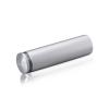 3/4'' Diameter X 2-1/2'' Barrel Length, Aluminum Rounded Head Standoffs, Clear Anodized Finish Easy Fasten Standoff (For Inside / Outside use) [Required Material Hole Size: 7/16'']