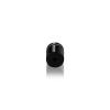 5/8'' Diameter X 1/2'' Barrel Length, Aluminum Rounded Head Standoffs, Black Anodized Finish Easy Fasten Standoff (For Inside / Outside use) [Required Material Hole Size: 7/16'']