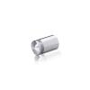 5/8'' Diameter X 3/4'' Barrel Length, Aluminum Rounded Head Standoffs, Shiny Anodized Finish Easy Fasten Standoff (For Inside / Outside use) [Required Material Hole Size: 7/16'']