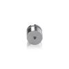 7/8'' Diameter X 1/2'' Barrel Length, Aluminum Rounded Head Standoffs, Shiny Anodized Finish Easy Fasten Standoff (For Inside / Outside use) [Required Material Hole Size: 7/16'']