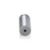 7/8'' Diameter X 1-3/4'' Barrel Length, Aluminum Rounded Head Standoffs, Clear Anodized Finish Easy Fasten Standoff (For Inside / Outside use) [Required Material Hole Size: 7/16'']