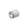 7/8'' Diameter X 1'' Barrel Length, Aluminum Rounded Head Standoffs, Shiny Anodized Finish Easy Fasten Standoff (For Inside / Outside use) [Required Material Hole Size: 7/16'']