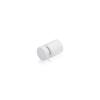 1/2'' Diameter X 1/2'' Barrel Length, Affordable Aluminum Standoffs, White Coated Finish Easy Fasten Standoff (For Inside / Outside use) [Required Material Hole Size: 3/8'']