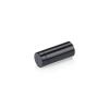 1/2'' Diameter X 1'' Barrel Length, Affordable Aluminum Standoffs, Black Anodized Finish Easy Fasten Standoff (For Inside / Outside use) [Required Material Hole Size: 3/8'']