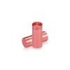 1/2'' Diameter X 1'' Barrel Length, Affordable Aluminum Standoffs, Copper Anodized Finish Easy Fasten Standoff (For Inside / Outside use) [Required Material Hole Size: 3/8'']