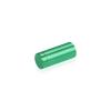 1/2'' Diameter X 1'' Barrel Length, Affordable Aluminum Standoffs, Green Anodized Finish Easy Fasten Standoff (For Inside / Outside use) [Required Material Hole Size: 3/8'']