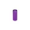 1/2'' Diameter X 1'' Barrel Length, Affordable Aluminum Standoffs, Purple Anodized Finish Easy Fasten Standoff (For Inside / Outside use) [Required Material Hole Size: 3/8'']