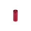 1/2'' Diameter X 1'' Barrel Length, Affordable Aluminum Standoffs, Cherry Red Anodized Finish Easy Fasten Standoff (For Inside / Outside use) [Required Material Hole Size: 3/8'']