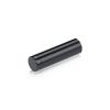 1/2'' Diameter X 1-1/2'' Barrel Length, Affordable Aluminum Standoffs, Black Anodized Finish Easy Fasten Standoff (For Inside / Outside use) [Required Material Hole Size: 3/8'']