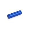 1/2'' Diameter X 1-1/2'' Barrel Length, Affordable Aluminum Standoffs, Blue Anodized Finish Easy Fasten Standoff (For Inside / Outside use) [Required Material Hole Size: 3/8'']