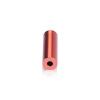 1/2'' Diameter X 1-1/2'' Barrel Length, Affordable Aluminum Standoffs, Copper Anodized Finish Easy Fasten Standoff (For Inside / Outside use) [Required Material Hole Size: 3/8'']
