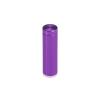 1/2'' Diameter X 1-1/2'' Barrel Length, Affordable Aluminum Standoffs, Purple Anodized Finish Easy Fasten Standoff (For Inside / Outside use) [Required Material Hole Size: 3/8'']