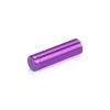 1/2'' Diameter X 1-1/2'' Barrel Length, Affordable Aluminum Standoffs, Purple Anodized Finish Easy Fasten Standoff (For Inside / Outside use) [Required Material Hole Size: 3/8'']