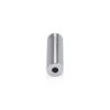 1/2'' Diameter X 1-1/2'' Barrel Length, Affordable Aluminum Standoffs, Silver Anodized Finish Easy Fasten Standoff (For Inside / Outside use) [Required Material Hole Size: 3/8'']