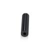 (Set of 4) 1/2'' Diameter X 2'' Barrel Length, Affordable Aluminum Standoffs, Black Anodized Finish Standoff and (4) 2208Z Screw and (4) LANC1 Anchor for concrete/drywall (For Inside/Outside) [Required Material Hole Size: 3/8'']