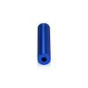 1/2'' Diameter X 2'' Barrel Length, Affordable Aluminum Standoffs, Blue Anodized Finish Easy Fasten Standoff (For Inside / Outside use) [Required Material Hole Size: 3/8'']