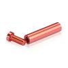 1/2'' Diameter X 2'' Barrel Length, Affordable Aluminum Standoffs, Copper Anodized Finish Easy Fasten Standoff (For Inside / Outside use) [Required Material Hole Size: 3/8'']