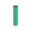 (Set of 4) 1/2'' Diameter X 2'' Barrel Length, Affordable Aluminum Standoffs, Green Anodized Finish Standoff and (4) 2208Z Screw and (4) LANC1 Anchor for concrete/drywall (For Inside/Outside) [Required Material Hole Size: 3/8'']