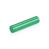 (Set of 4) 1/2'' Diameter X 2'' Barrel Length, Affordable Aluminum Standoffs, Green Anodized Finish Standoff and (4) 2208Z Screw and (4) LANC1 Anchor for concrete/drywall (For Inside/Outside) [Required Material Hole Size: 3/8'']