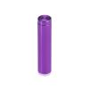 (Set of 4) 1/2'' Diameter X 2'' Barrel Length, Affordable Aluminum Standoffs, Purple Anodized Finish Standoff and (4) 2208Z Screw and (4) LANC1 Anchor for concrete/drywall (For Inside/Outside) [Required Material Hole Size: 3/8'']