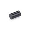 5/8'' Diameter X 1'' Barrel Length, Affordable Aluminum Standoffs, Black Anodized Finish Easy Fasten Standoff (For Inside / Outside use) [Required Material Hole Size: 7/16'']