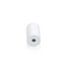 (Set of 4) 5/8'' Diameter X 1'' Barrel Length, Affordable Aluminum Standoffs, White Coated Finish Standoff and (4) 2208Z Screw and (4) LANC1 Anchor for concrete/drywall (For Inside/Outside) [Required Material Hole Size: 7/16'']