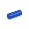 5/8'' Diameter X 1-1/2'' Barrel Length, Affordable Aluminum Standoffs, Blue Anodized Finish Easy Fasten Standoff (For Inside / Outside use) [Required Material Hole Size: 7/16'']