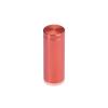 5/8'' Diameter X 1-1/2'' Barrel Length, Affordable Aluminum Standoffs, Copper Anodized Finish Easy Fasten Standoff (For Inside / Outside use) [Required Material Hole Size: 7/16'']