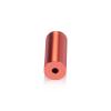 5/8'' Diameter X 1-1/2'' Barrel Length, Affordable Aluminum Standoffs, Copper Anodized Finish Easy Fasten Standoff (For Inside / Outside use) [Required Material Hole Size: 7/16'']