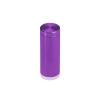 5/8'' Diameter X 1-1/2'' Barrel Length, Affordable Aluminum Standoffs, Purple Anodized Finish Easy Fasten Standoff (For Inside / Outside use) [Required Material Hole Size: 7/16'']