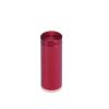 (Set of 4) 5/8'' Diameter X 1-1/2'' Barrel Length, Affordable Aluminum Standoffs, Cherry Red Anodized Finish Standoff and (4) 2208Z Screw and (4) LANC1 Anchor for concrete/drywall (For Inside/Outside) [Required Material Hole Size: 7/16'']