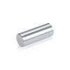 5/8'' Diameter X 1-1/2'' Barrel Length, Affordable Aluminum Standoffs, Silver Anodized Finish Easy Fasten Standoff (For Inside / Outside use) [Required Material Hole Size: 7/16'']