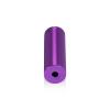 (Set of 4) 5/8'' Diameter X 2'' Barrel Length, Affordable Aluminum Standoffs, Purple Anodized Finish Standoff and (4) 2208Z Screw and (4) LANC1 Anchor for concrete/drywall (For Inside/Outside) [Required Material Hole Size: 7/16'']