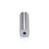 (Set of 4) 5/8'' Diameter X 2'' Barrel Length, Affordable Aluminum Standoffs, Silver Anodized Finish Standoff and (4) 2208Z Screw and (4) LANC1 Anchor for concrete/drywall (For Inside/Outside) [Required Material Hole Size: 7/16'']