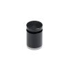 3/4'' Diameter X 3/4'' Barrel Length, Affordable Aluminum Standoffs, Black Anodized Finish Easy Fasten Standoff (For Inside / Outside use) [Required Material Hole Size: 7/16'']