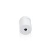 3/4'' Diameter X 3/4'' Barrel Length, Affordable Aluminum Standoffs, White Coated Finish Easy Fasten Standoff (For Inside / Outside use) [Required Material Hole Size: 7/16'']