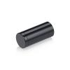 3/4'' Diameter X 1-1/2'' Barrel Length, Affordable Aluminum Standoffs, Black Anodized Finish Easy Fasten Standoff (For Inside / Outside use) [Required Material Hole Size: 7/16'']