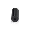 3/4'' Diameter X 1-1/2'' Barrel Length, Affordable Aluminum Standoffs, Black Anodized Finish Easy Fasten Standoff (For Inside / Outside use) [Required Material Hole Size: 7/16'']