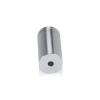 3/4'' Diameter X 1-1/2'' Barrel Length, Affordable Aluminum Standoffs, Silver Anodized Finish Easy Fasten Standoff (For Inside / Outside use) [Required Material Hole Size: 7/16'']