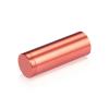 3/4'' Diameter X 2'' Barrel Length, Affordable Aluminum Standoffs, Copper Anodized Finish Easy Fasten Standoff (For Inside / Outside use) [Required Material Hole Size: 7/16'']