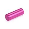 3/4'' Diameter X 2'' Barrel Length, Affordable Aluminum Standoffs, Rosy Pink Anodized Finish Easy Fasten Standoff (For Inside / Outside use) [Required Material Hole Size: 7/16'']