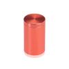 1'' Diameter X 1-1/2'' Barrel Length, Affordable Aluminum Standoffs, Copper Anodized Finish Easy Fasten Standoff (For Inside / Outside use) [Required Material Hole Size: 7/16'']