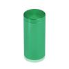 1'' Diameter X 2'' Barrel Length, Affordable Aluminum Standoffs, Green Anodized Finish Easy Fasten Standoff (For Inside / Outside use) [Required Material Hole Size: 7/16'']