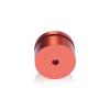 1-1/4'' Diameter X 1/2'' Barrel Length, Affordable Aluminum Standoffs, Copper Anodized Finish Easy Fasten Standoff (For Inside / Outside use) [Required Material Hole Size: 7/16'']